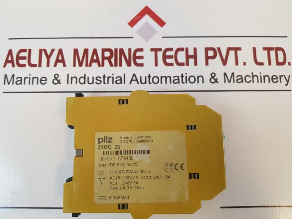 Pilz Z1Mo 2U Safety Relay