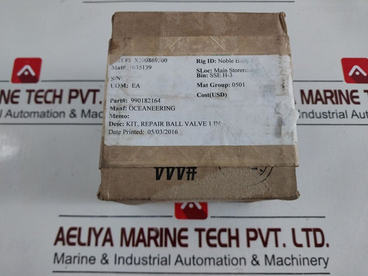 Piper Rk-sdr13-21011 1” Ball Valve Repair Kit