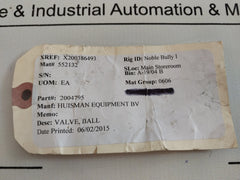 Pister/Huisman 1113 Bkh-16S Ball Valve