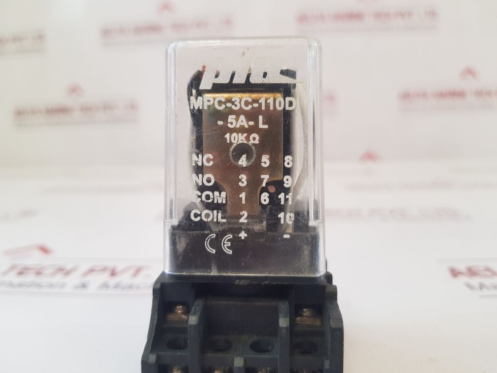 Pla Mpc-3C-110D-5A-l Plugging Relay With Base