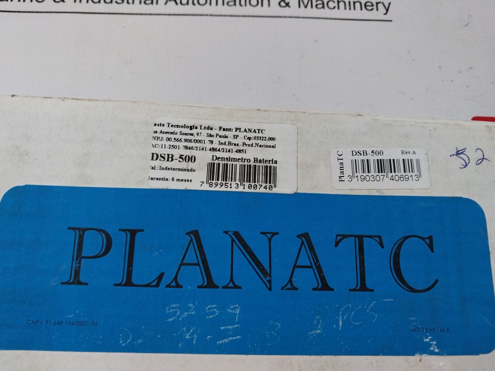 Planatc Dsb-500 Rev.A Battery Densimetre