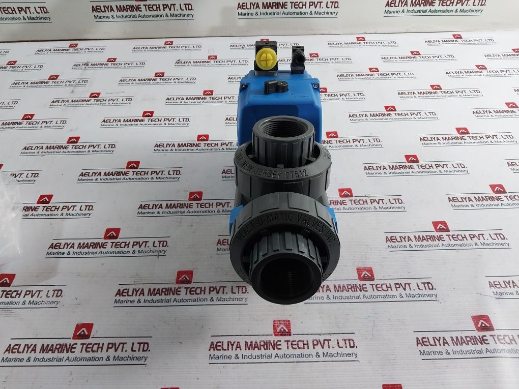 Plast-o-matic Tebva51150Vt-pv Electric Actuated Ball Valve 85-240Vac