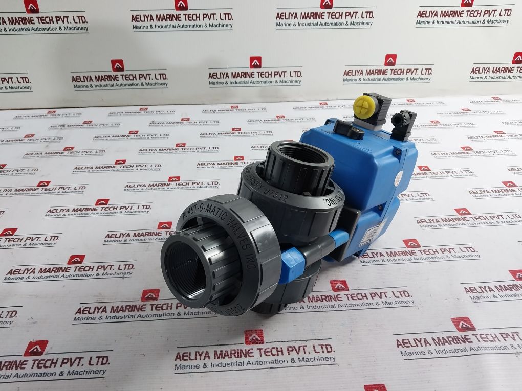 Plast-o-matic Tebva51150Vt-pv Electric Actuated Ball Valve 85-240Vac