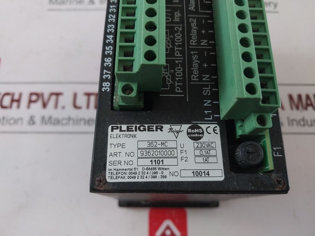 Pleiger 362-mc Multifunction Controller 9362010000