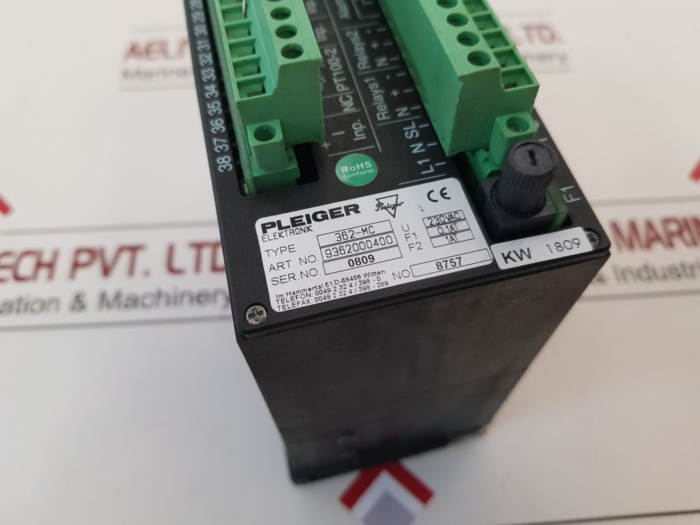 Pleiger Elektronik 362-mc Multi Function Controller 9362000400
