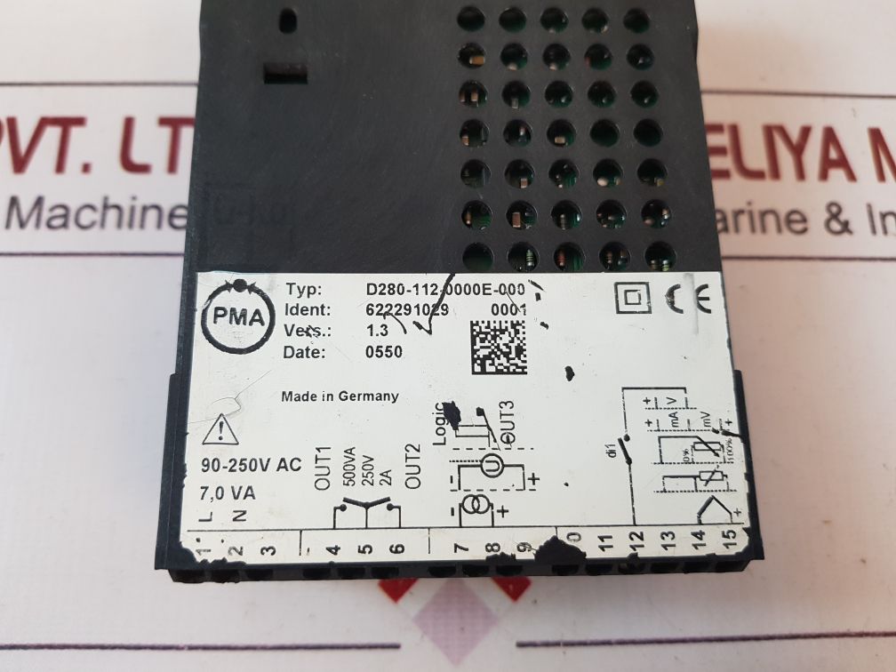 Pma D280-112-0000E-000 Temperature Indicator
