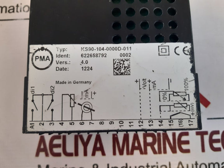 Pma Ks 90-1 Advanced Temperature Controller Ks90-104-0000D-011 Vers: 4.0