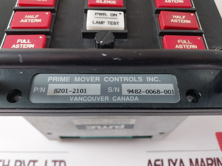 Pmc Prime Mover Controls 8201-2101 Propulsion Telegraph