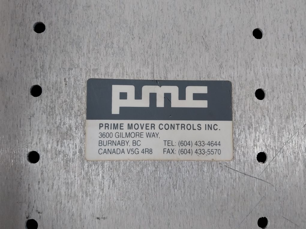 Pmc Prime Mover Controls 8201-2101 Propulsion Telegraph