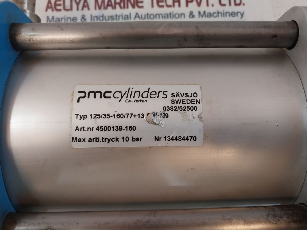 Pmc Cylinders 125/35-160/77+13 Sp-139 Pneumatic Air Cylinder 10 Bar