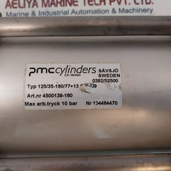Pmc Cylinders 125/35-160/77+13 Sp-139 Pneumatic Air Cylinder 10 Bar