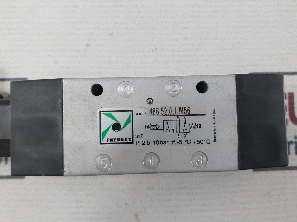 Pneumax 488.52.0.1.M56 Single Solenoid Valve 24V Ac/9Va