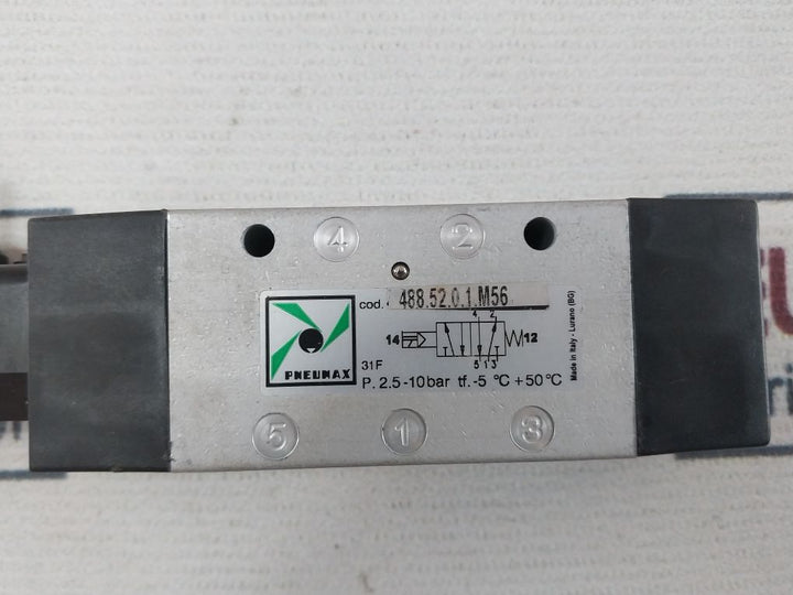 Pneumax 488.52.0.1.M56 Single Solenoid Valve 24V Ac/9Va