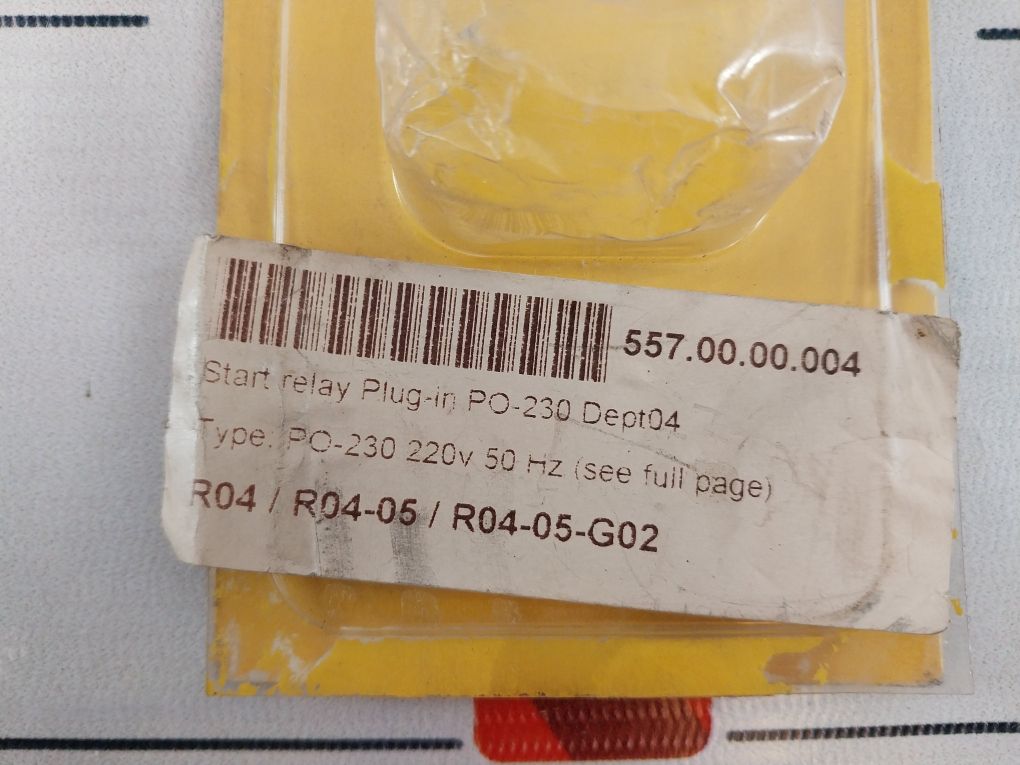 Lot Of 4X Po-230 Start Relay Plug-in