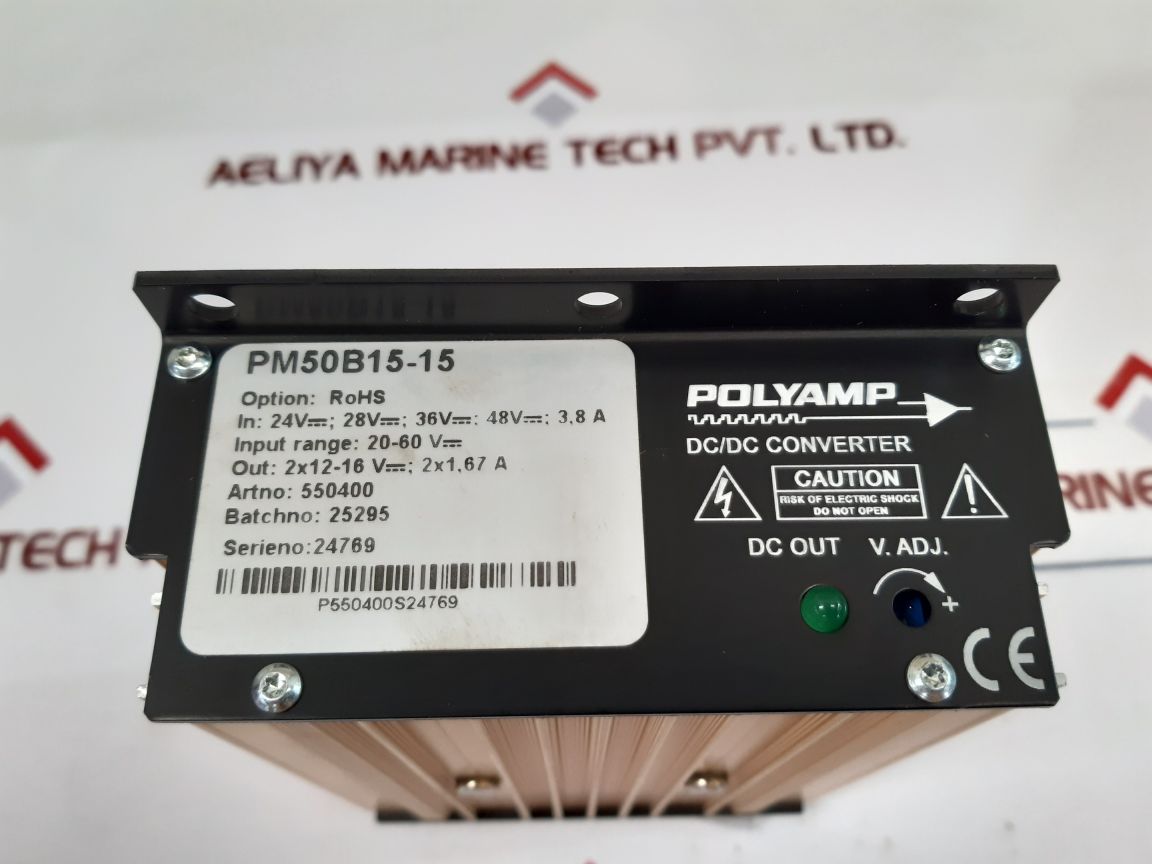 Polyamp Pm50B15-15 Dc/Dc Converter