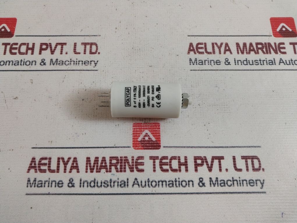 Polycap En60252 Capacitor 8 µF ± 5%