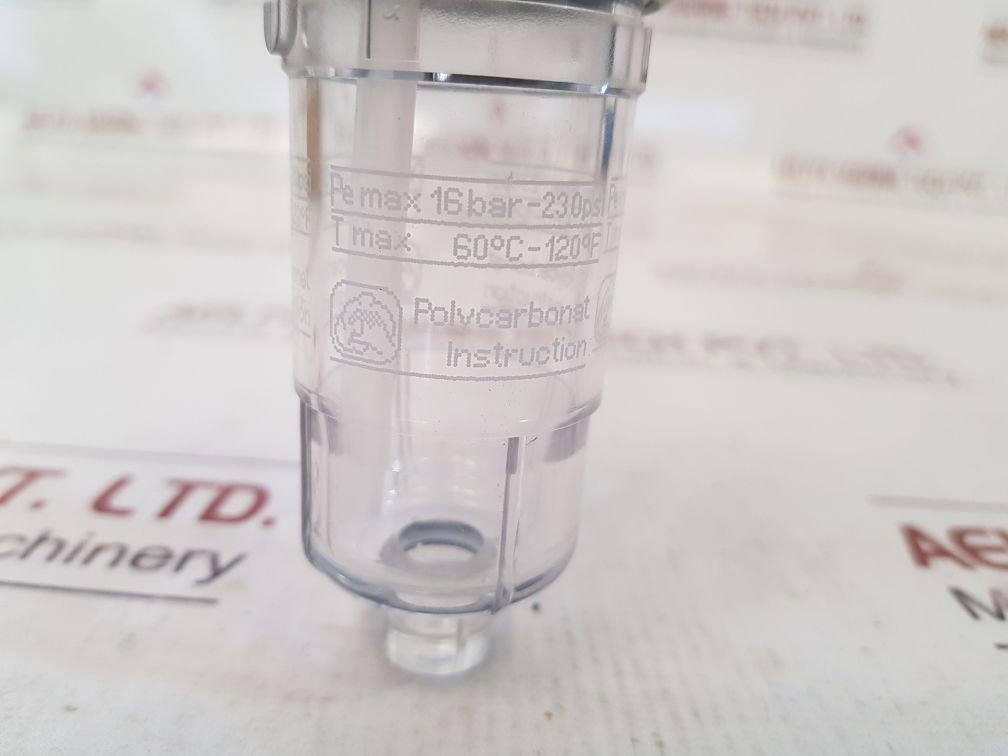 Polycarbonat Pe Max 16Bar – 230 Psi Pressure Regulator