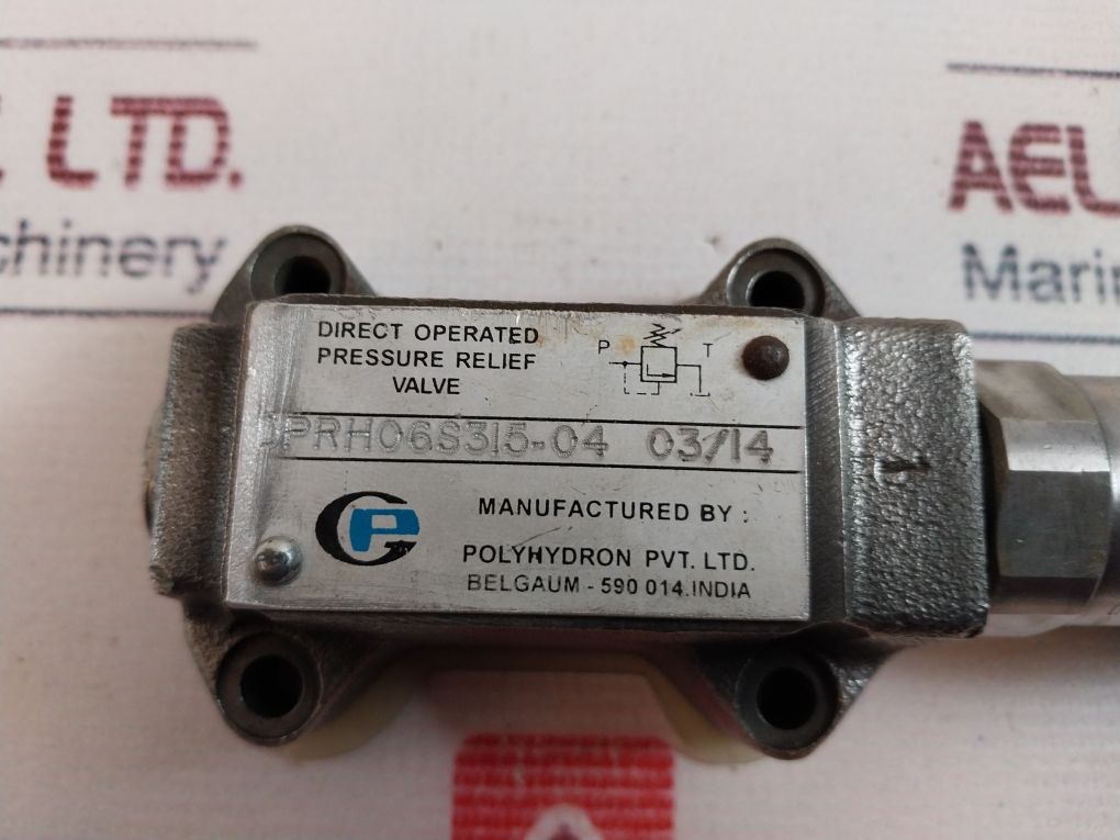 Polyhydron Dprh06S315-04 Pressure Relief Valve