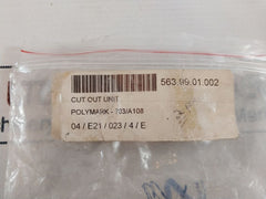Lot Of 2X Polymark 703/A108 Cut Out Unit