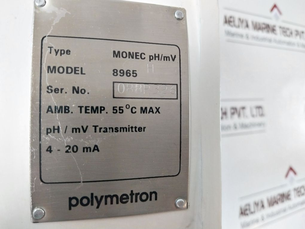 Polymetron Monec Ph/Mv 8965 Transmitter