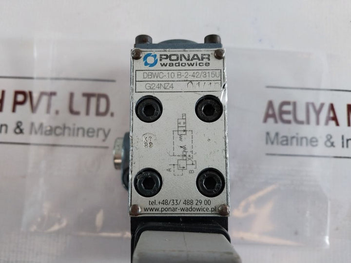 Ponar Wadowice Dbwc-10 B-2-42/315U Pressure Relief Valve