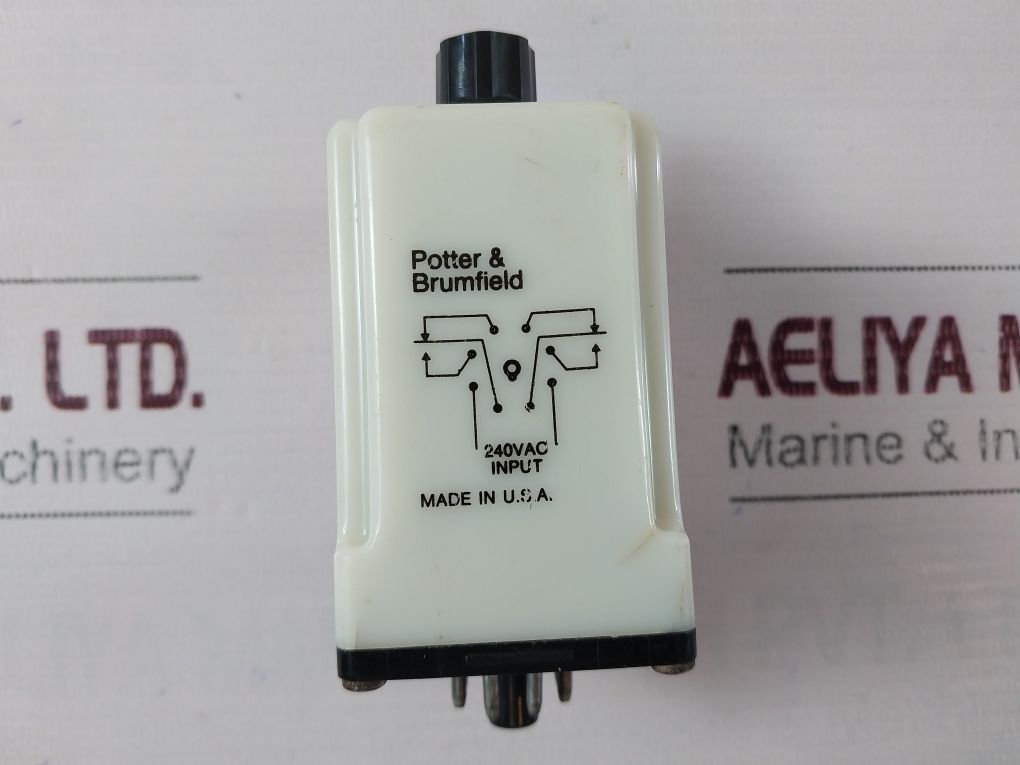 Potter & Brumfield Chb-38-80001 Time Delay Relay 1.0 To 10 Sec