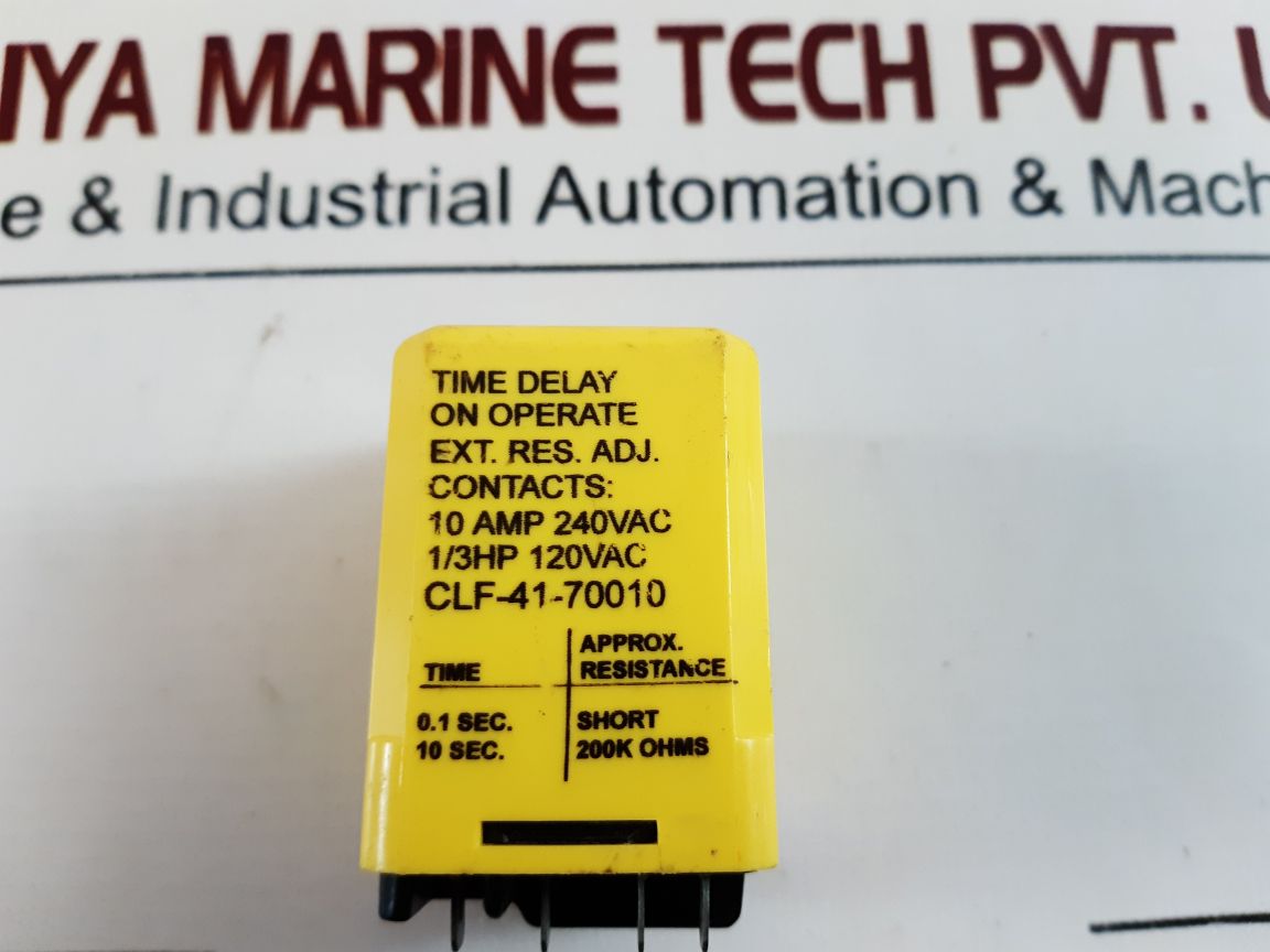 Potter & Brumfield Clf-41-70010 Time Delay Relay