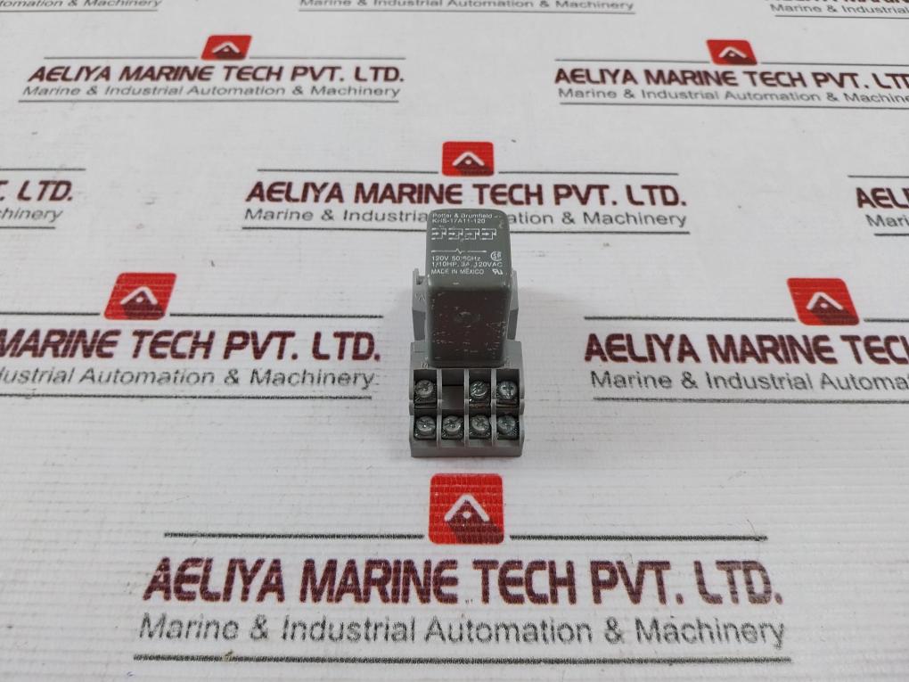 Potter & Brumfield Khs-17A11-120 Relay With Base 120V 50/60Hz