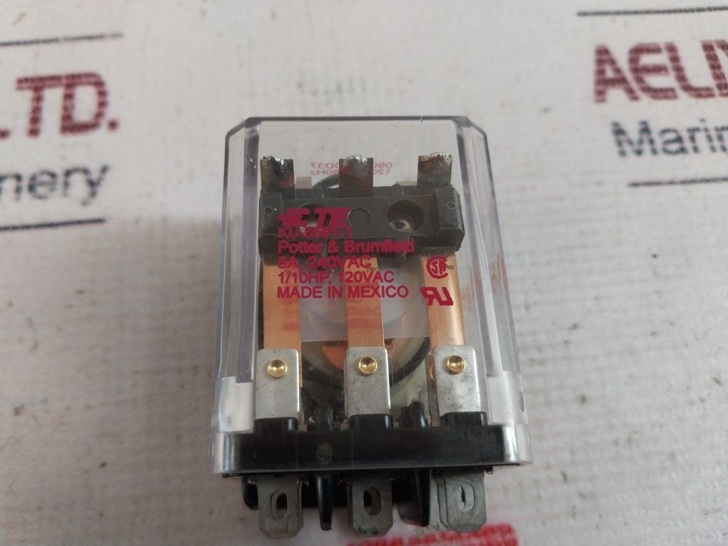 Potter & Brumfield Ku-5591-1 Relay 5A 240Vac
