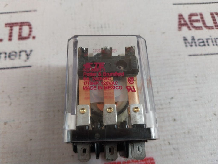 Potter & Brumfield Ku-5591-1 Relay 5A 240Vac