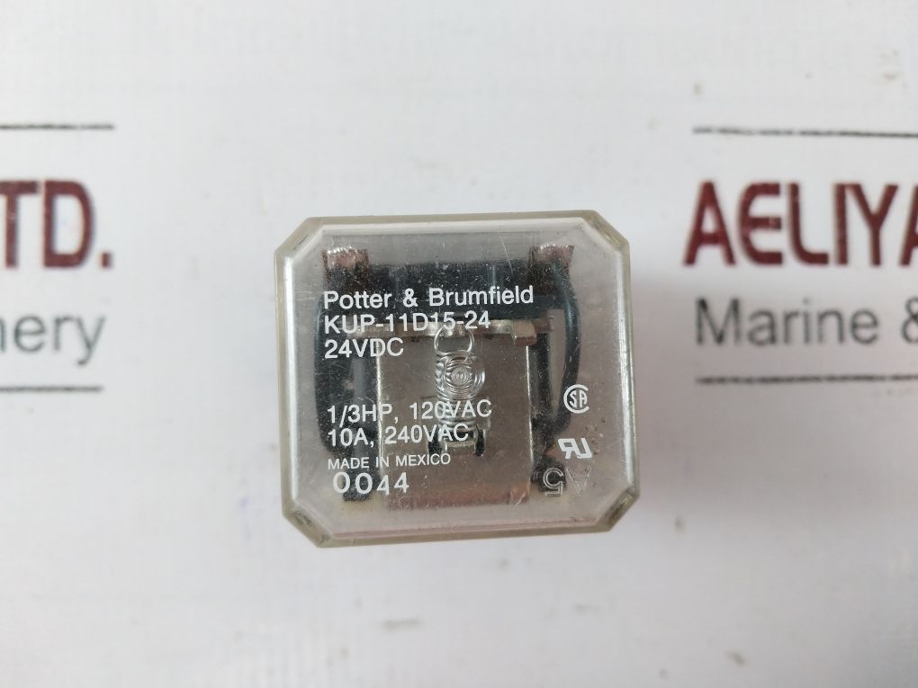 Potter & Brumfield Kup-11D15-24 Cube Power Relay 24Vdc