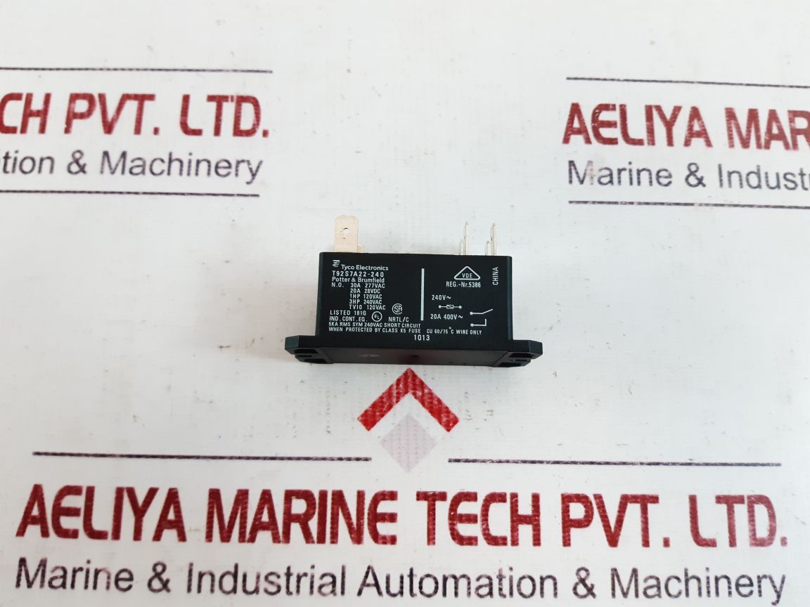 Set Of 2X Potter & Brumfield T92S7A22-240 Power Relay 20A 28Vdc