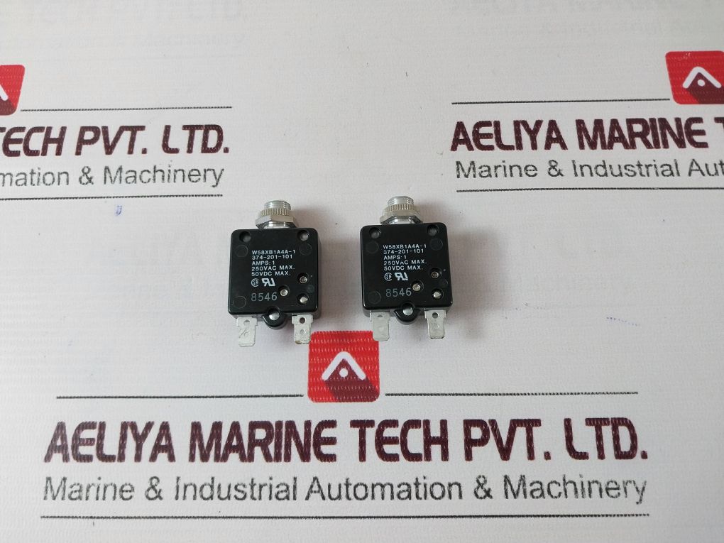 Lot Of 4X Potter & Brumfield W58Xb1A4A-1 Circuit Breakers