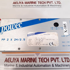 Powec Pp 2 X 24/2.5 Zp 52 01 000-000 Power Supply