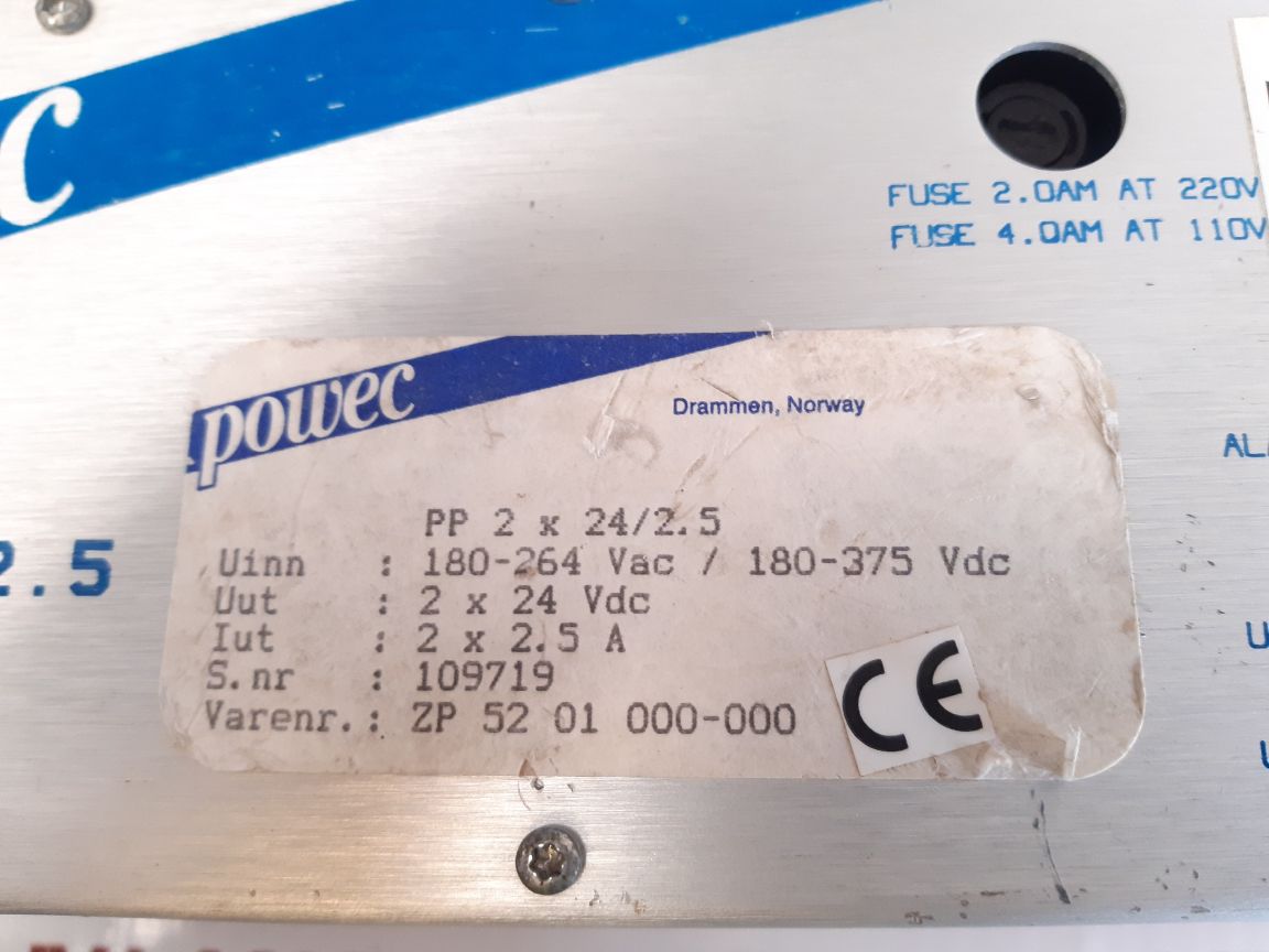 Powec Pp 2 X 24/2.5 Power Supply