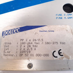 Powec Pp 2 X 24/2.5 Power Supply