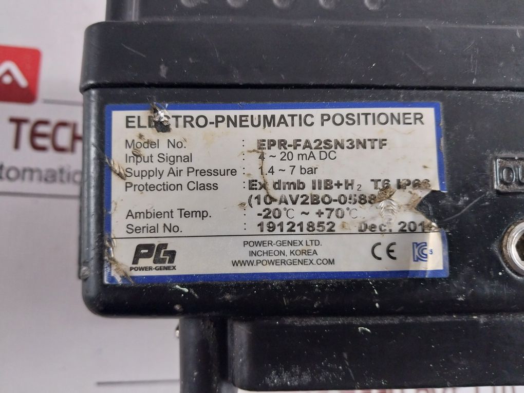 Power-genex Epr-fa2Sn3Ntf Electro-pneumatic Positioner