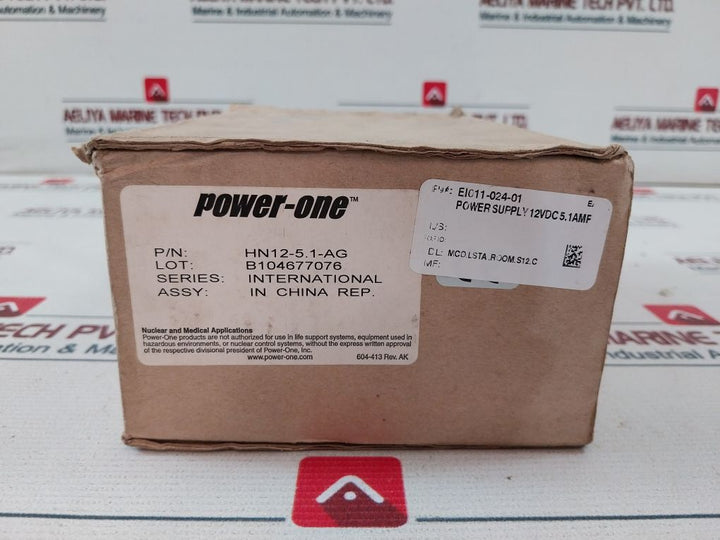 Power-one Hn12-5.1-ag Power Supply 12Vdc At 5.1A