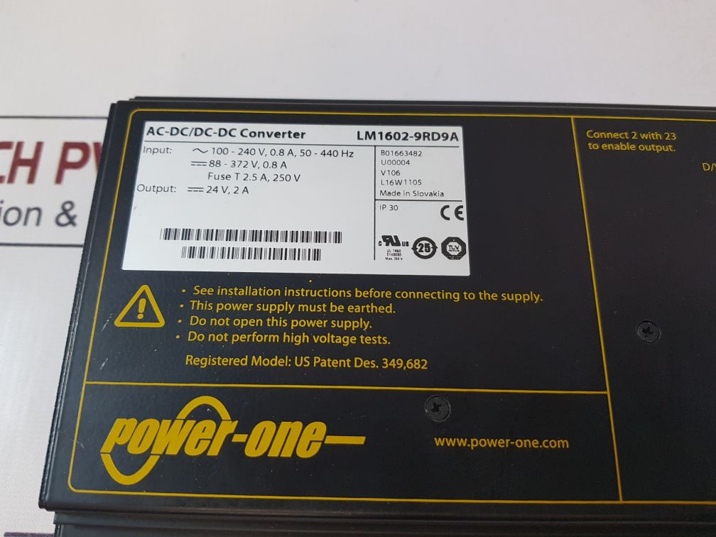 Power-one lm1602-9rd9a ac-dc/dc-dc converter
