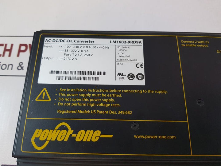 Power-one lm1602-9rd9a ac-dc/dc-dc converter