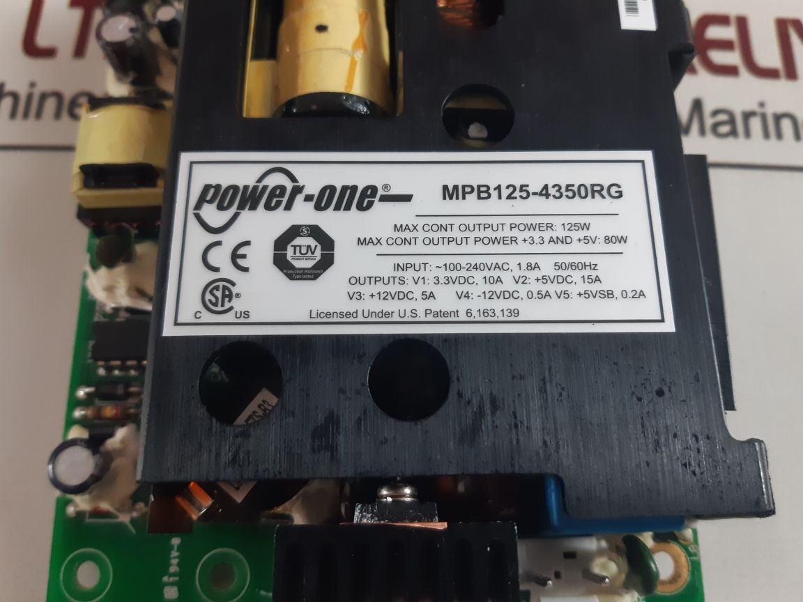 Power-one Mpb125-4350Rg Ac/Dc Open Frame Power Supply