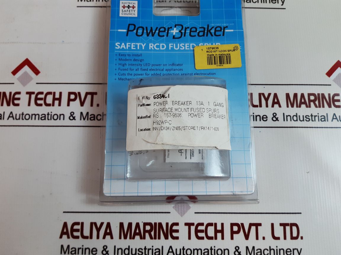 Power Breaker 13A 1 Gang Fused Spur
