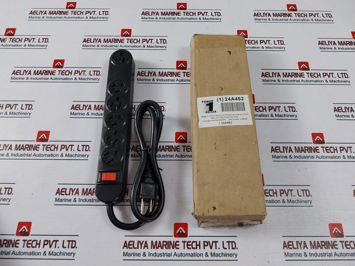 Power First 24A462 Relocatable Power Tap E192912 15A 60Hz