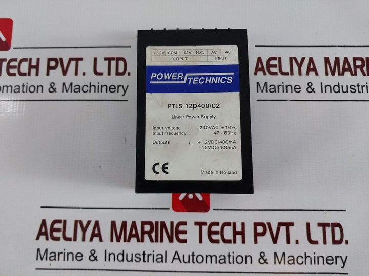Power Technics Ptls 12D400/C2 Linear Power Supply