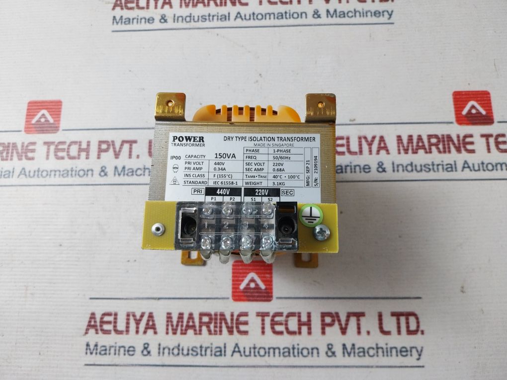Power Transformer Bk-150Va Transformer Ip00