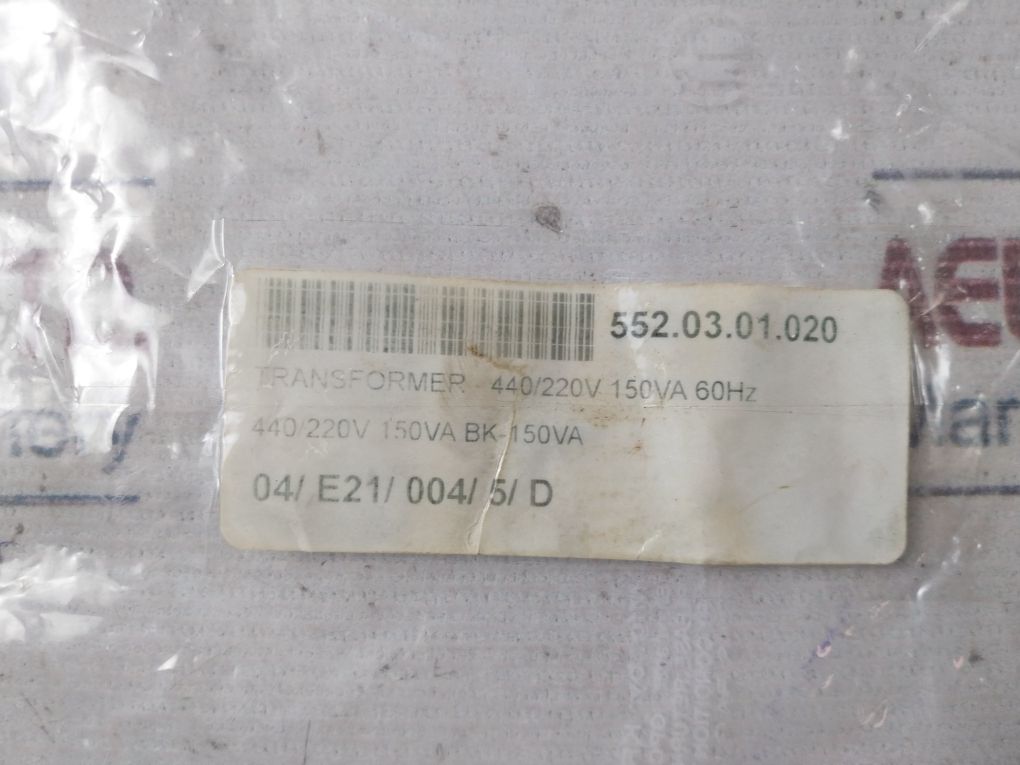 Power Transformer Bk-150Va Transformer Ip00