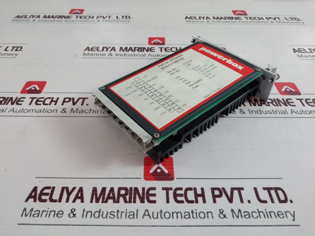 Powerbox 47730080 Esd-c314W/As Power Supply Rev. R05 24 Vdc