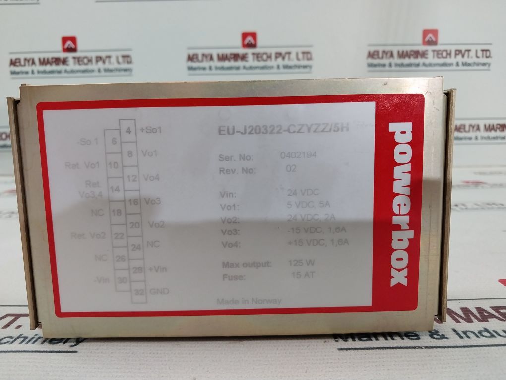 Powerbox Eu-j20322-czyzz/5H Power Supply 24 Vdc