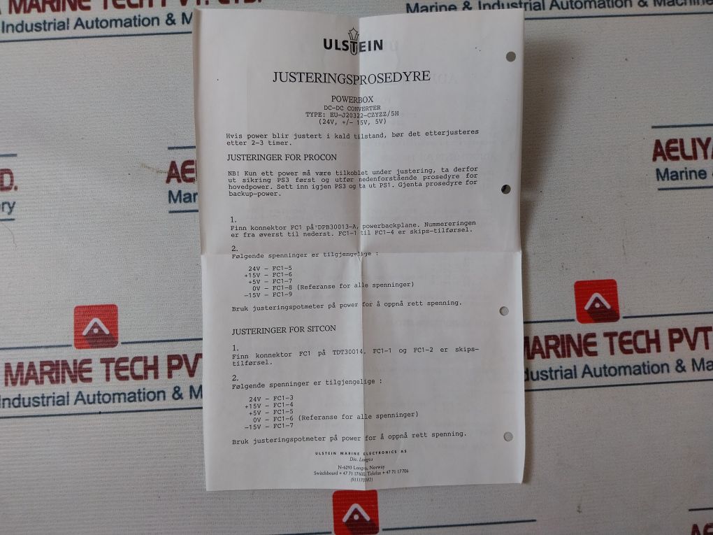 Powerbox Eu-j20322-czyzz/5H Power Supply