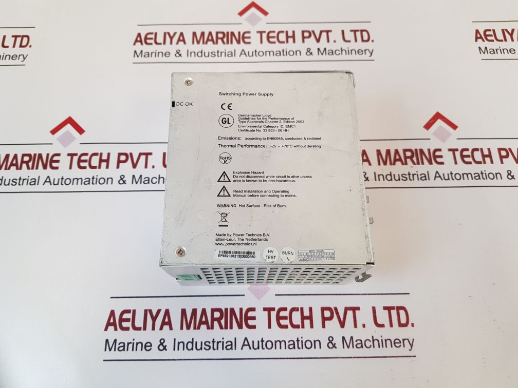 Powerbox Pt505 Switching Power Supply -25- +70°C